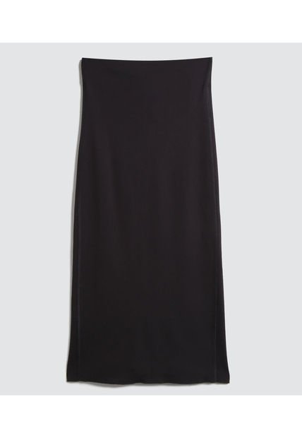 Falda Para Mujer Largo Color Negro Marca Ostu #40140126
