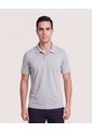 Polo Con Broches  Para Hombre Gris Ostu de Ostu