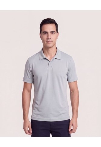 Polo Con Broches  Para Hombre Gris Ostu Ostu