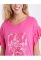 Camiseta Para Mujer Manga Corta Color Rosado  Marca Ostu #40091540 de Ostu