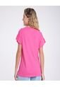 Camiseta Para Mujer Manga Corta Color Rosado  Marca Ostu #40091540 de Ostu