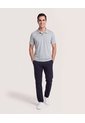 Polo Con Broches  Para Hombre Gris Ostu de Ostu