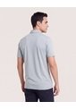 Polo Con Broches  Para Hombre Gris Ostu de Ostu