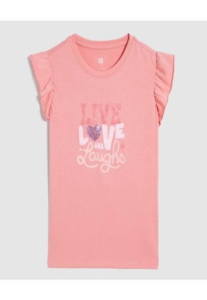 Pijama Para Niña M/C Capri Color Rosa Marca Ostu #90040073