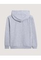 Buzo Hoodie Básico Unicolor Para Niño  Infantil Niño Gris Ostu de Ostu