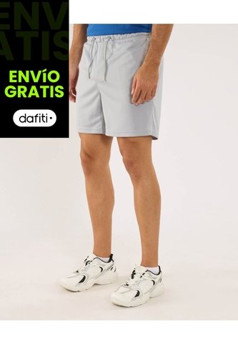 Bermuda Para Hombre Deportiva Medio Color Gris Marca Ostu #60100465 Ostu