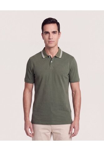 Polo Jersey Lycrada  Para Hombre Verde Ostu Ostu
