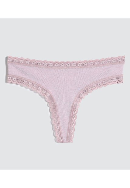 Panty Para Mujer Brasilera Color Rosado  Marca Ostu #40800023