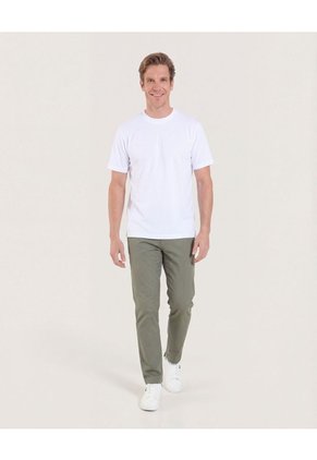 Camiseta Regular Para Hombre Blanco Ostu