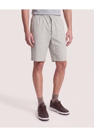Bermuda Resort Con Cordón De Ajuste  Para Hombre Gris Ostu Ostu