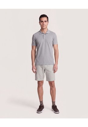 Bermuda Resort Con Cordón De Ajuste Para Hombre Gris Ostu