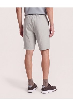 Bermuda Resort Con Cordón De Ajuste Para Hombre Gris Ostu