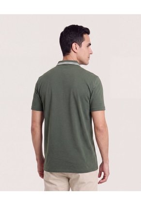 Polo Jersey Lycrada  Para Hombre Verde Ostu
