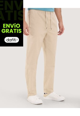 Pantalón Para Hombre Jogger Color Beige Marca Ostu #60070484 Ostu