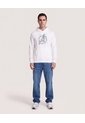 Buzo Hoodie Estampado Avengers  Para Hombre Crema Ostu de Ostu
