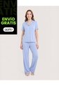 Pijama Resort Relax  Para Mujer Azul Ostu de Ostu