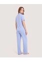 Pijama Resort Relax  Para Mujer Azul Ostu de Ostu