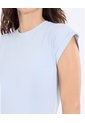 Body Manga Corta  Para Mujer Azul Ostu de Ostu