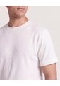 Camiseta Regular Tricot  Para Hombre Crema Ostu de Ostu