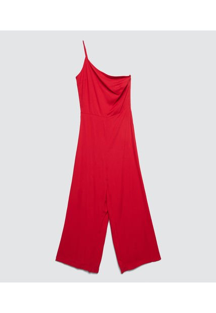 Enterizo Para Mujer Manga Sisa Color Rojo Marca Ostu #40320072