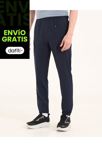 Pantalón Para Hombre Multiusos Plano Color Azul Marca Ostu #60070534 Ostu