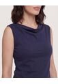 Camiseta  Para Mujer Manga Sisa Cuello Redondo Color Azul Marca Ostu #40097966 de Ostu
