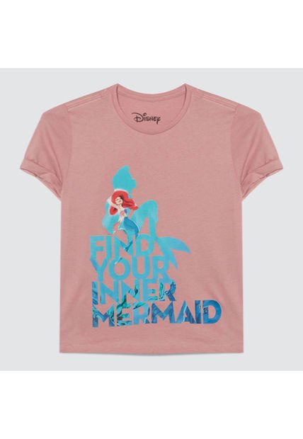 Camiseta Para Niña Manga Corta Color Rosado  Marca Ostu #90090155