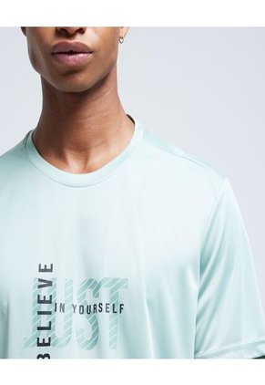 Camiseta Para Hombre Manga Corta Color Verde  Marca Ostu #60091292