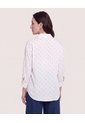 Blusa Fluid Manga 3/4  Para Mujer Café Ostu de Ostu