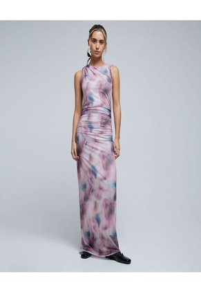 Vestido Para Mujer Manga Sisa Color Rosa Marca Ostu #40170263