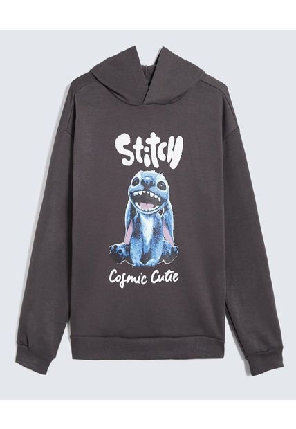 Buzo Para Mujer Hoodie Color Gris Marca Ostu #40060495