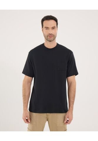 Camiseta Para Hombre Manga Corta Color Negro Marca Ostu #60091186 Ostu