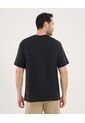 Camiseta Para Hombre Manga Corta Color Negro Marca Ostu #60091186 de Ostu