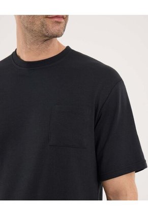 Camiseta Para Hombre Manga Corta Color Negro Marca Ostu #60091186