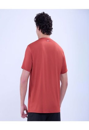 Camiseta Para Hombre Manga Corta Color Naranja Marca Ostu #60091479