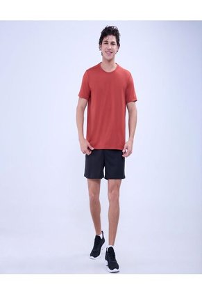 Camiseta Para Hombre Manga Corta Color Naranja Marca Ostu #60091479