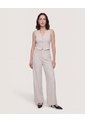 Chaleco Punto Modern  Para Mujer Beige Ostu de Ostu