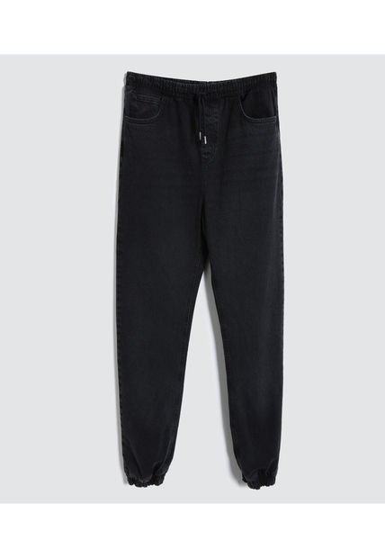 Jean Para Hombre Jogger Color Negro Marca Ostu #60160293
