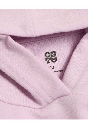 Buzo Para Niña Hoodie Color Lila  Marca Ostu #90060116