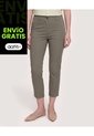 Pantalón Basico Capri  Para Mujer Verde Ostu de Ostu