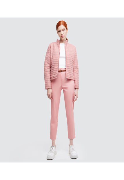 Pantalon Para Mujer Chino Color Rosado  Marca Ostu #40070345