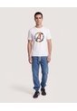 Camiseta Avengers Circle Art  Para Hombre Crema Ostu de Ostu