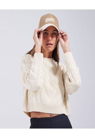 Saco Para Mujer Cuello Redondo Color Crema Marca Ostu #40330074 Ostu