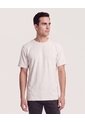 Camiseta Regular Texturizada  Para Hombre Gris Ostu de Ostu