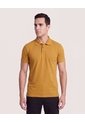 Polo Basica  Para Hombre Mostaza Ostu de Ostu