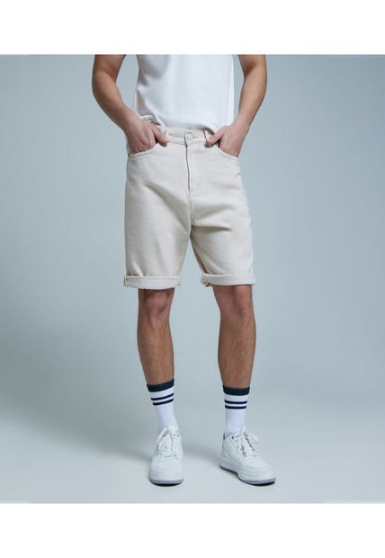 Bermuda Para Hombre  Color Beige Marca Ostu #60100330