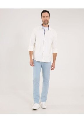 Pantalón Para Hombre 5 Bolsillos Color Azul Marca Ostu #60070420