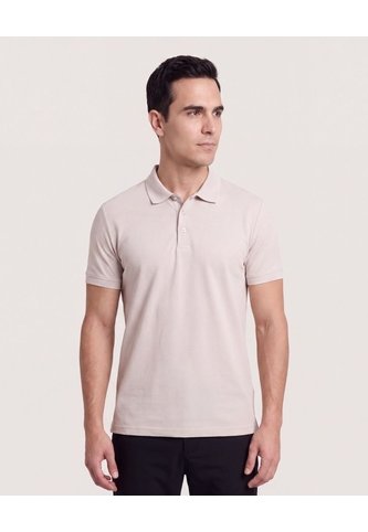 Polo Basica  Para Hombre Café Ostu Ostu