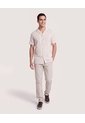 Camisa Resort De Manga Corta  Para Hombre Crema Ostu de Ostu