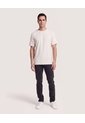 Camiseta Regular Texturizada  Para Hombre Gris Ostu de Ostu